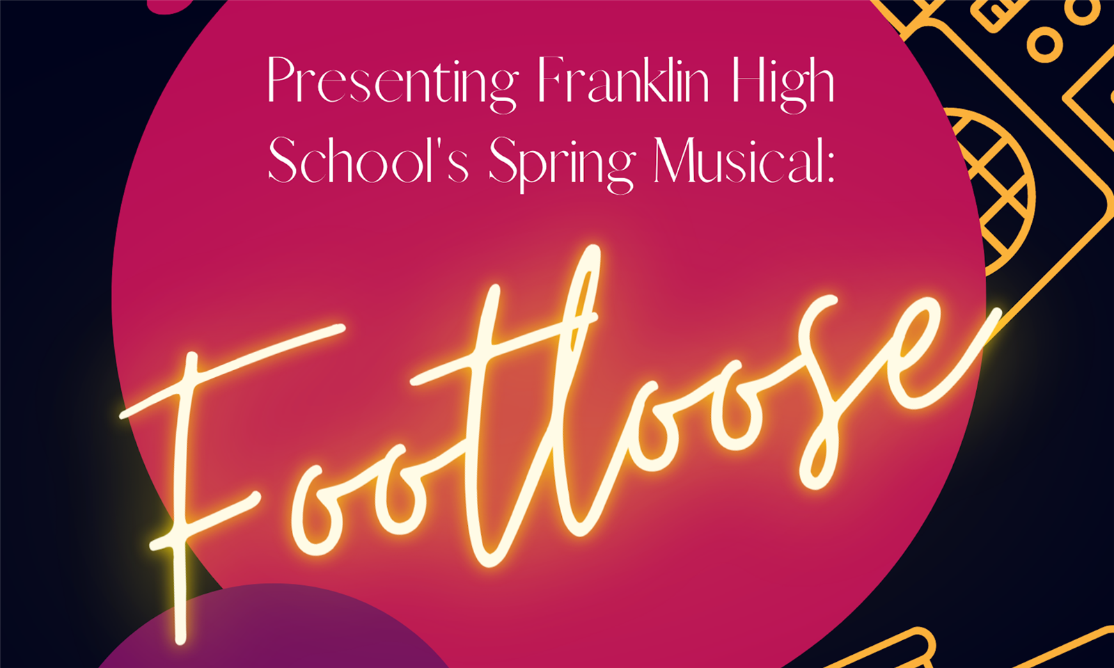 Franklin High Footloose promotional poster